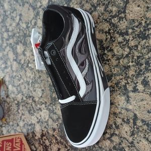 Vans Flame Old Skool Black/White